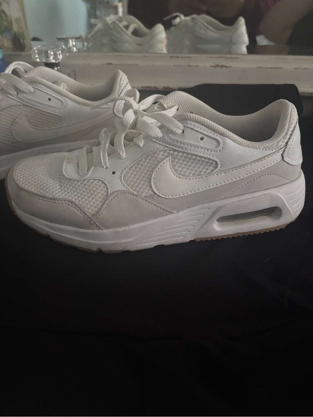 Nike Women’s White Air Max Style Sneakers